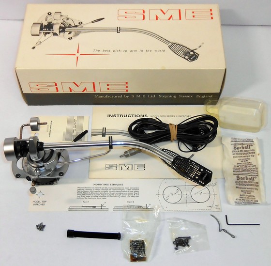 SME トーンアーム Model 3009 フォノケーブル付 ▽ 57345-4 SME 3009 Series II Improved トーンアーム フォノケーブル付き おまけ